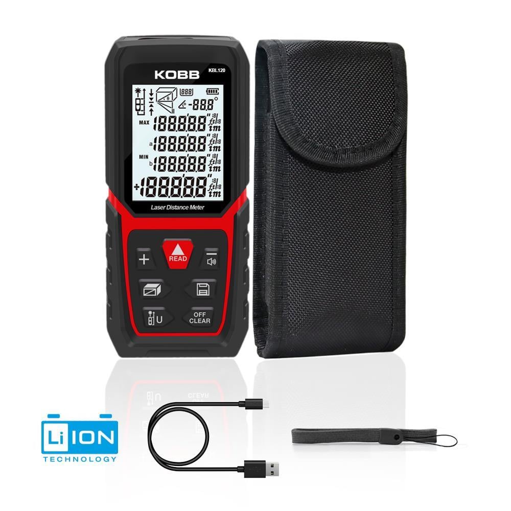 KOBBKOBB KBL120 120m Profesyonel Li-ion Şarjlı Lazer MetreKBL120