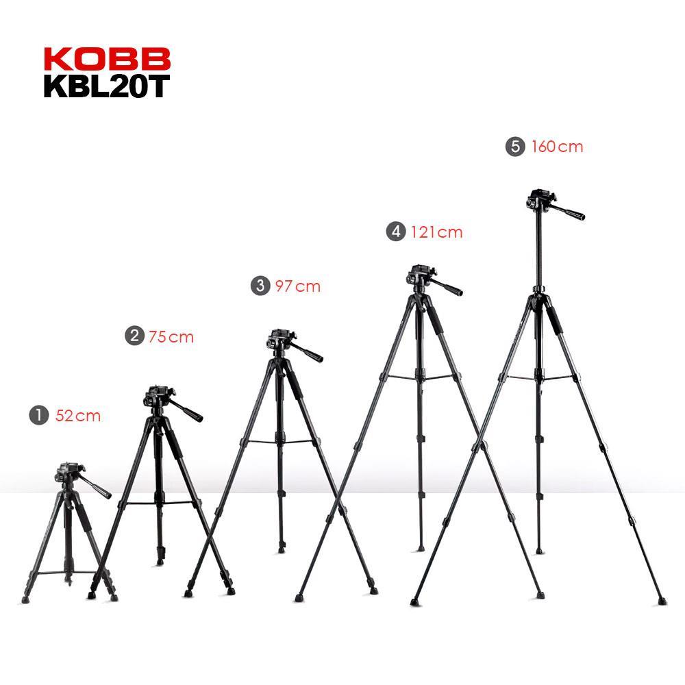 KOBBKOBB KBL20T 160CM Su Terazili Profesyonel Alüminyum Lazer TripodKBL20T