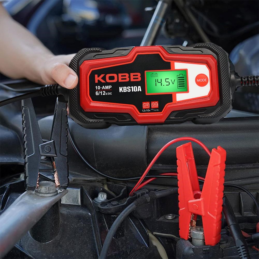 KOBBKOBB KBS10A 6/12V 200A Dijital Akü Şarj / Akü Bakım / Desülfatör ve Power SupplyKBS10A