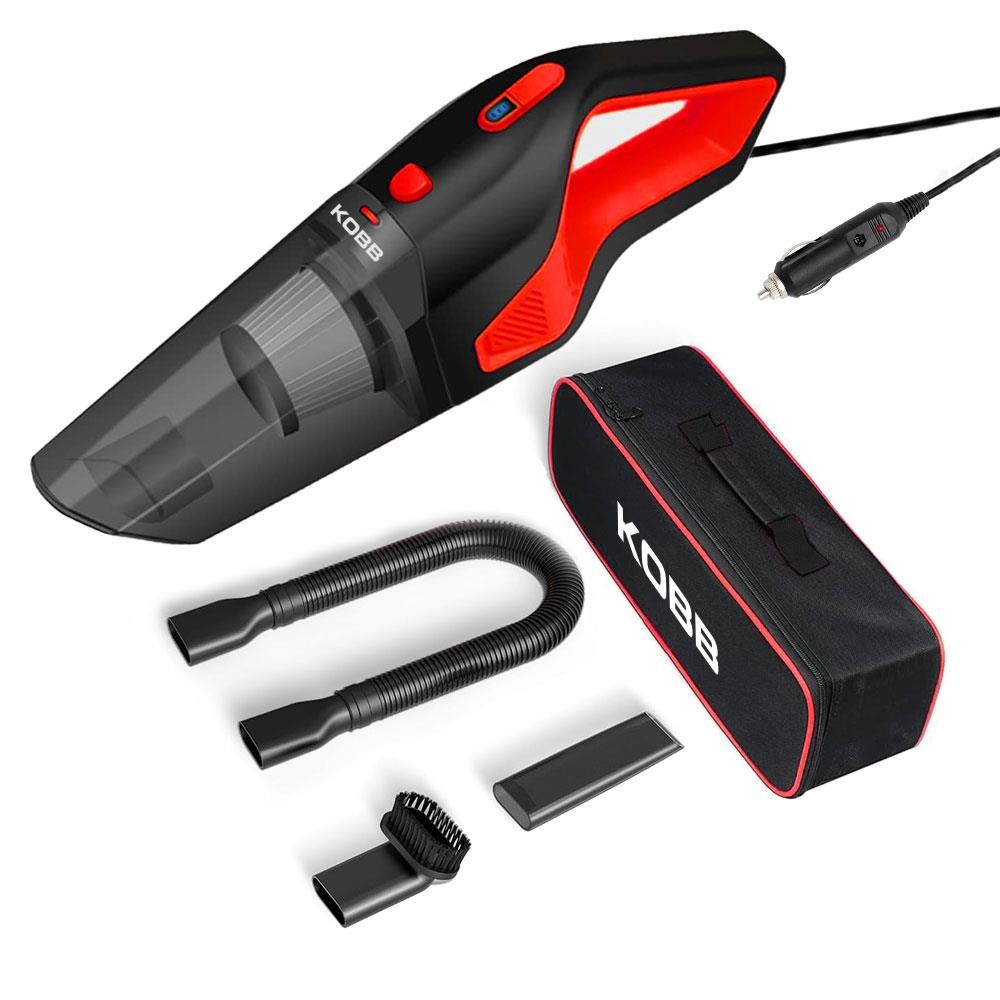 KOBBKOBB KBV12 12Volt/120Watt Araç Süpürgesi + 5 Parça Aksesuar Seti + Taşıma ÇantasıKBV12