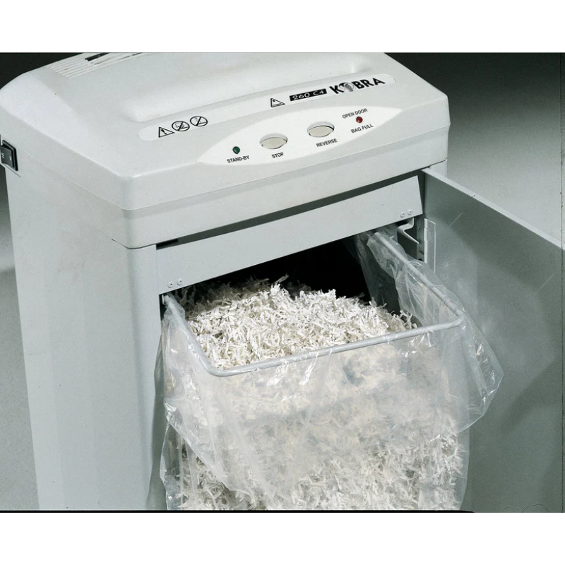 KobraKobra 260.1 C2 E/S 1,9x15mm Çapraz Kesim Profesyonel Evrak İmha Makinesi 80 LitreKOBRA 260.1 C2 E/S