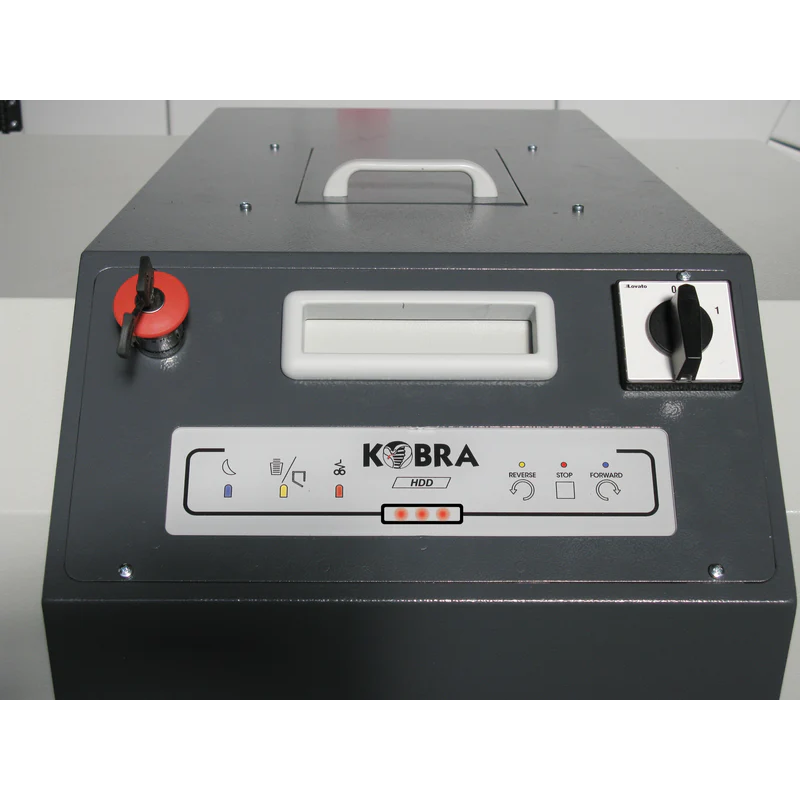 KobraKobra HDD 40mm Rastgele Çapraz Kesim Sabit Disk Sürücü (HDD) İmha Makinesi 40 LitreKOBRA HDD