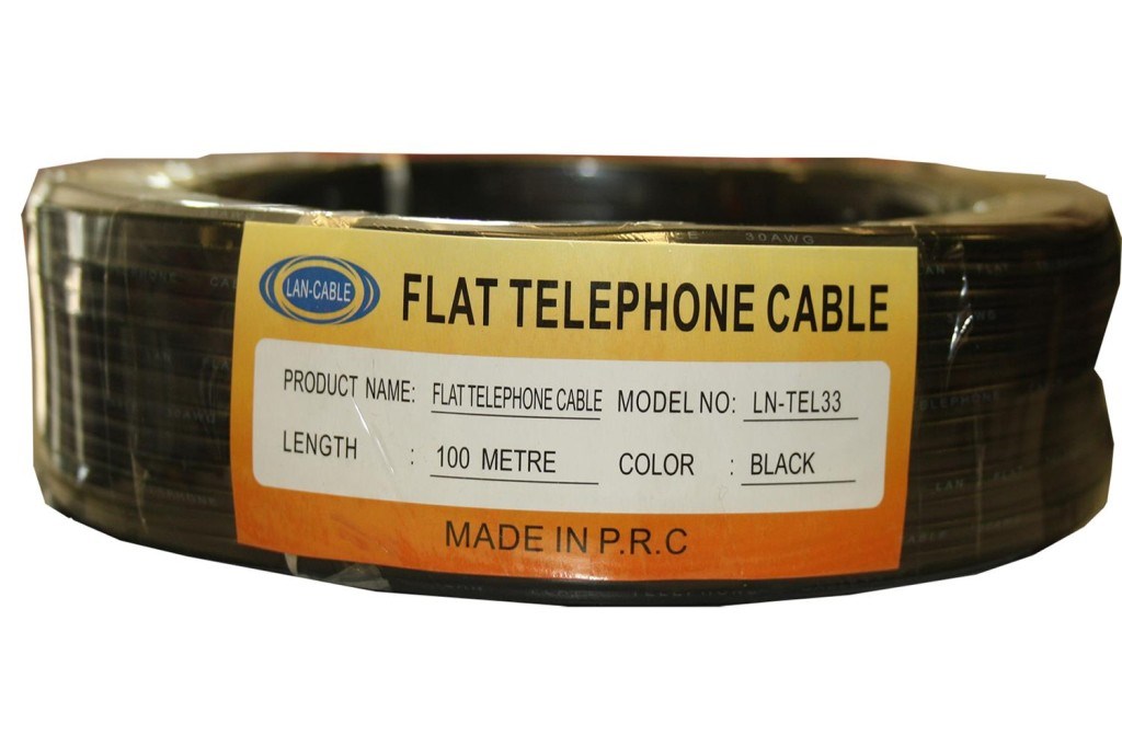 S-LinkKöken LN-TEL33 100mt Siyah Telefon Kablosu8697671444701