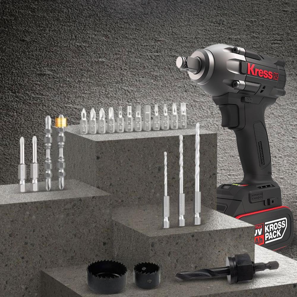 KressKress KA1500 26 Parça Profesyonel Delme/Vidalama/Panç SetiKA1500