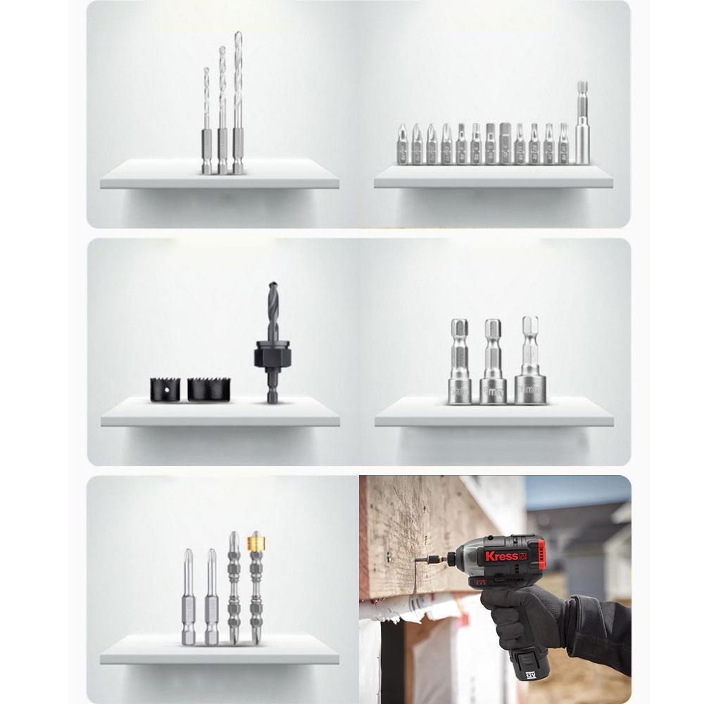 KressKress KA1500 26 Parça Profesyonel Delme/Vidalama/Panç SetiKA1500