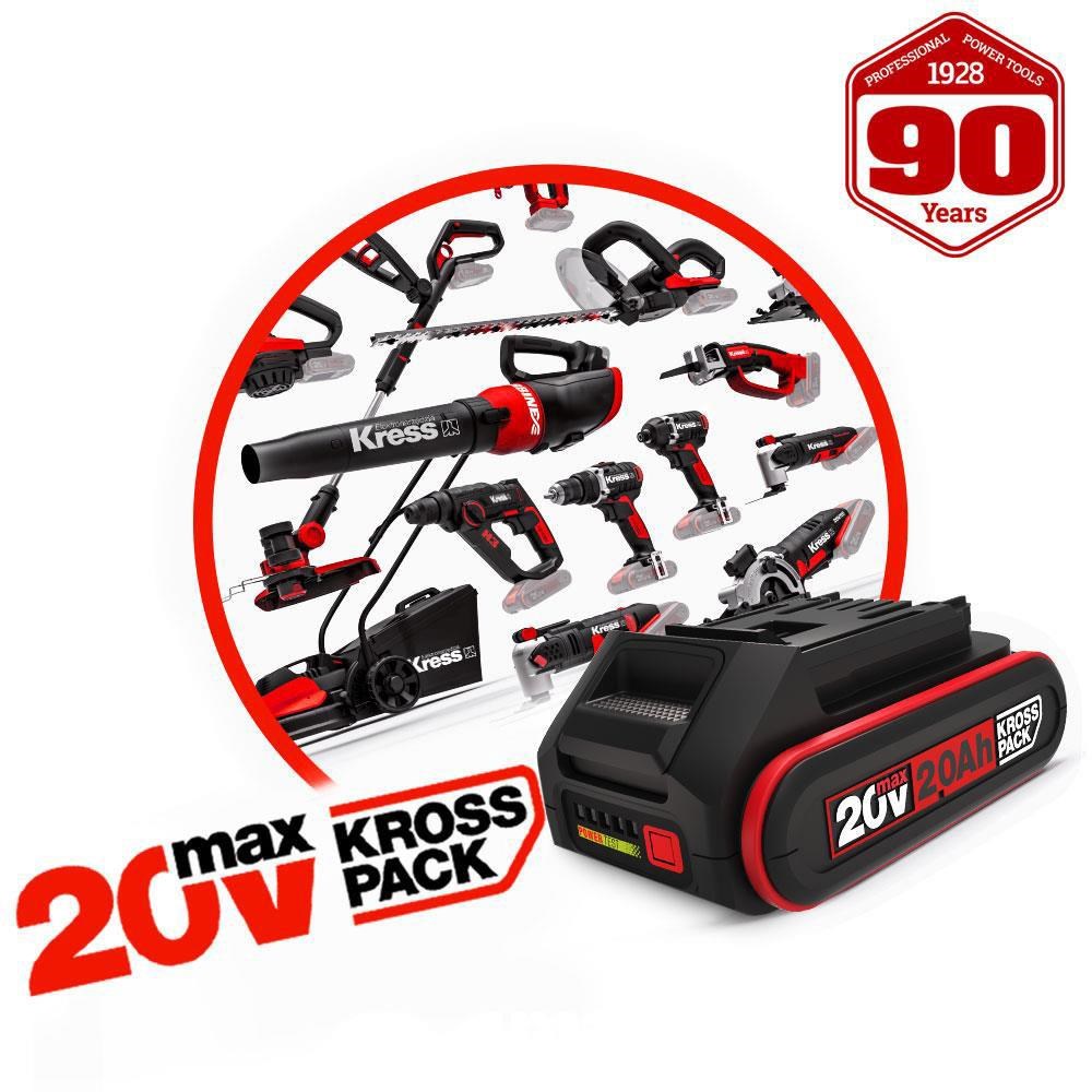 KressKress KAD21 20Volt 4.0Ah Li-ion KrossPack 2 Adet Akü ve Akü Şarj CihazıKAD21