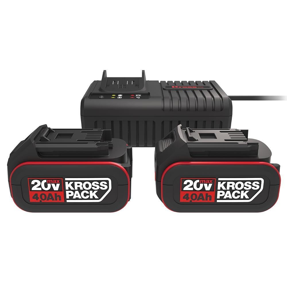 KressKress KAD21 20Volt 4.0Ah Li-ion KrossPack 2 Adet Akü ve Akü Şarj CihazıKAD21