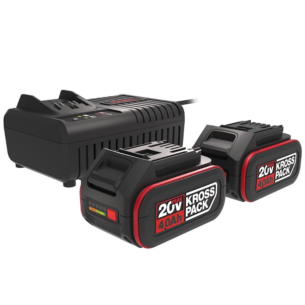 KressKress KAD21 20Volt 4.0Ah Li-ion KrossPack 2 Adet Akü ve Akü Şarj CihazıKAD21