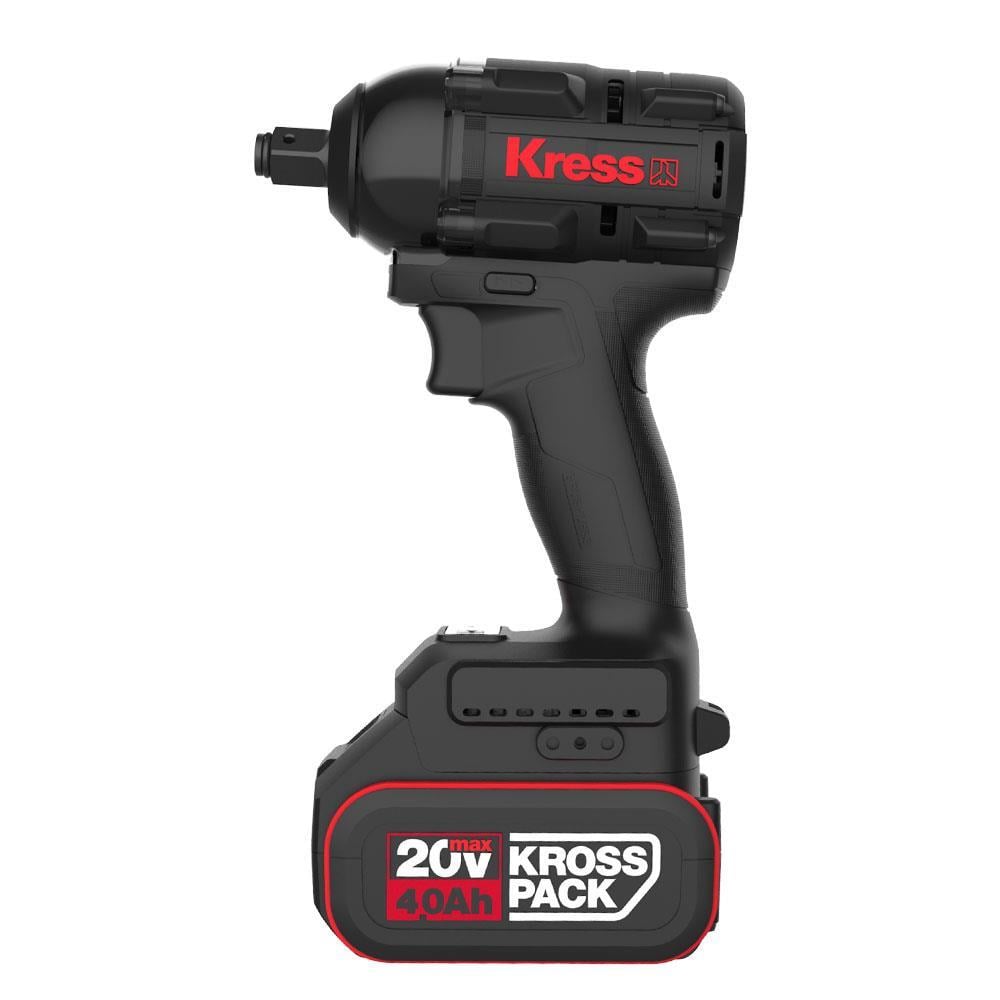 KressKress KH275 20Volt/4.0Ah Li-ion Çift Akülü 500Nm Kömürsüz Profesyonel Şarjlı Somun SıkmaKH275
