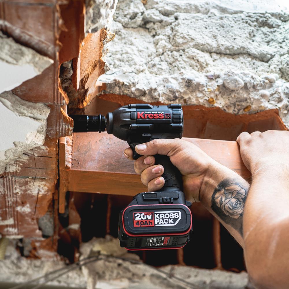 KressKress KUB30.91 20Volt 300Nm Kömürsüz Profesyonel Şarjlı Somun Sıkma (Akü Dahil Değildir)KUB30.91