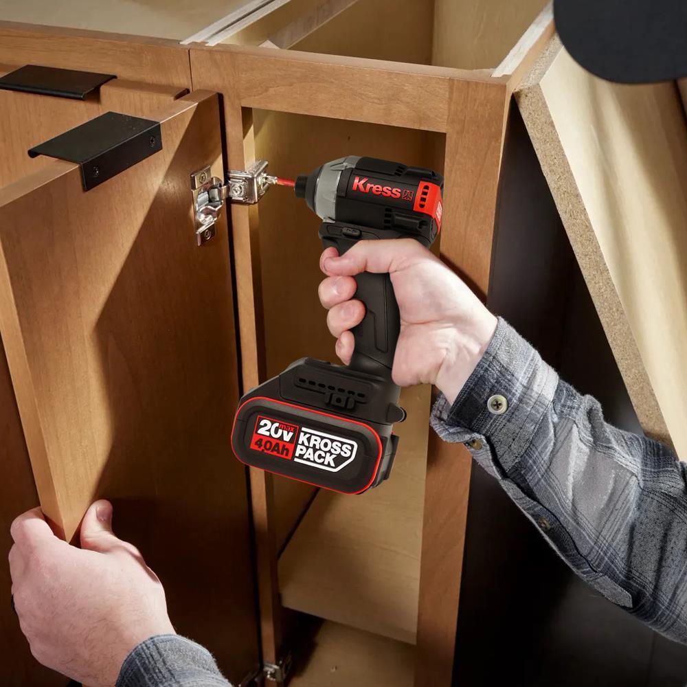 KressKress KUB61.91 20Volt 230Nm Kömürsüz Profesyonel Şarjlı Otomatik Darbe Ayarlı Tornavida (Akü Dahil Değildir)KUB61.91