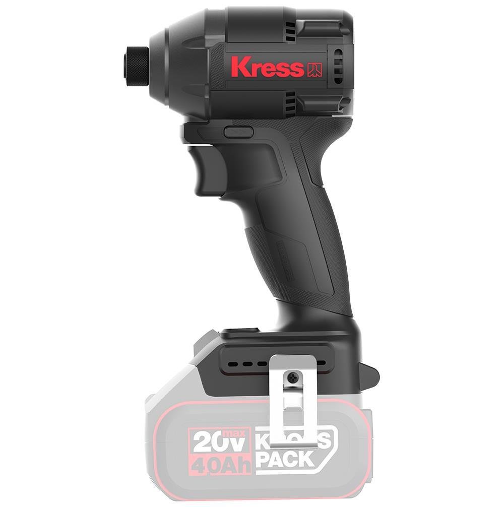 KressKress KUB61.91 20Volt 230Nm Kömürsüz Profesyonel Şarjlı Otomatik Darbe Ayarlı Tornavida (Akü Dahil Değildir)KUB61.91