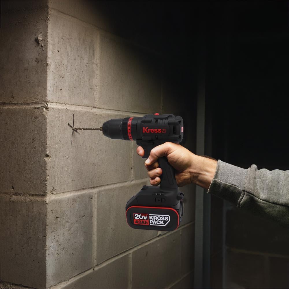 KressKress KUC30.91 20Volt Kömürsüz Profesyonel Şarjlı Darbeli Matkap (Akü Dahil Değildir)KUC30.91