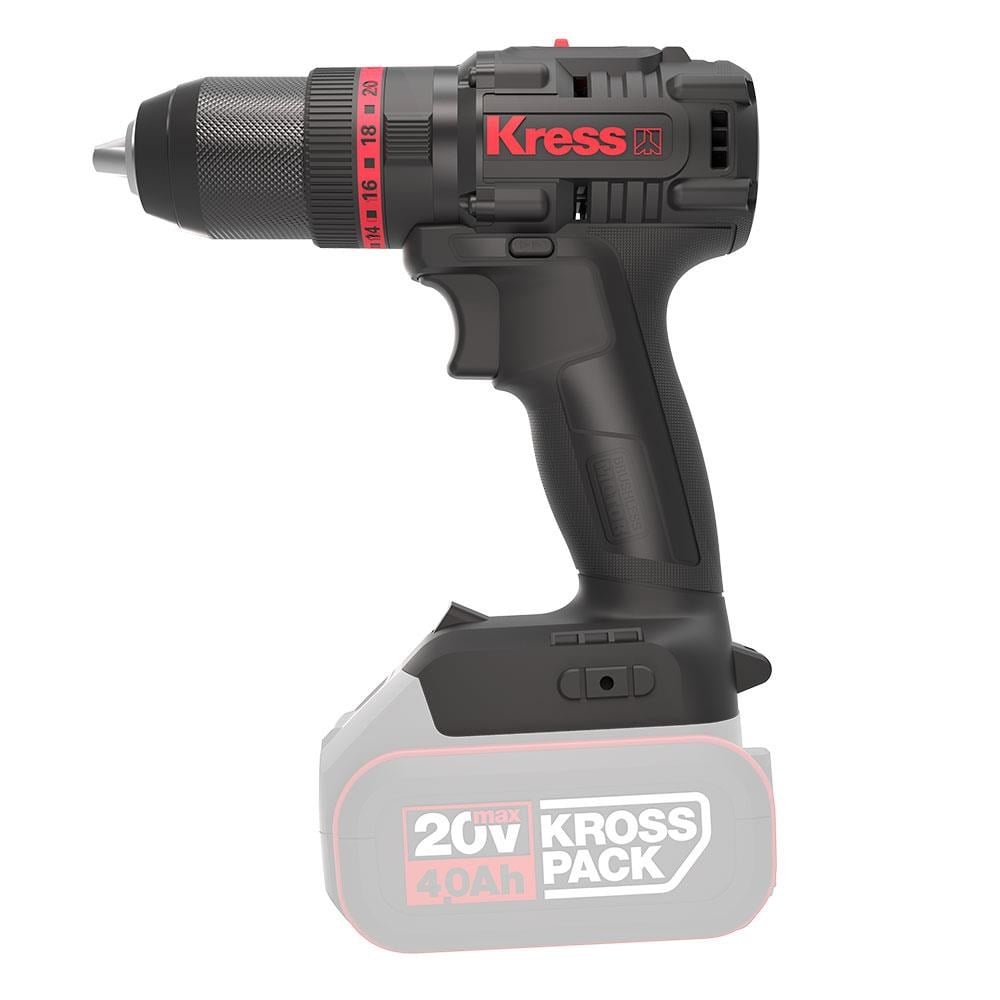 KressKress KUC30.91 20Volt Kömürsüz Profesyonel Şarjlı Darbeli Matkap (Akü Dahil Değildir)KUC30.91