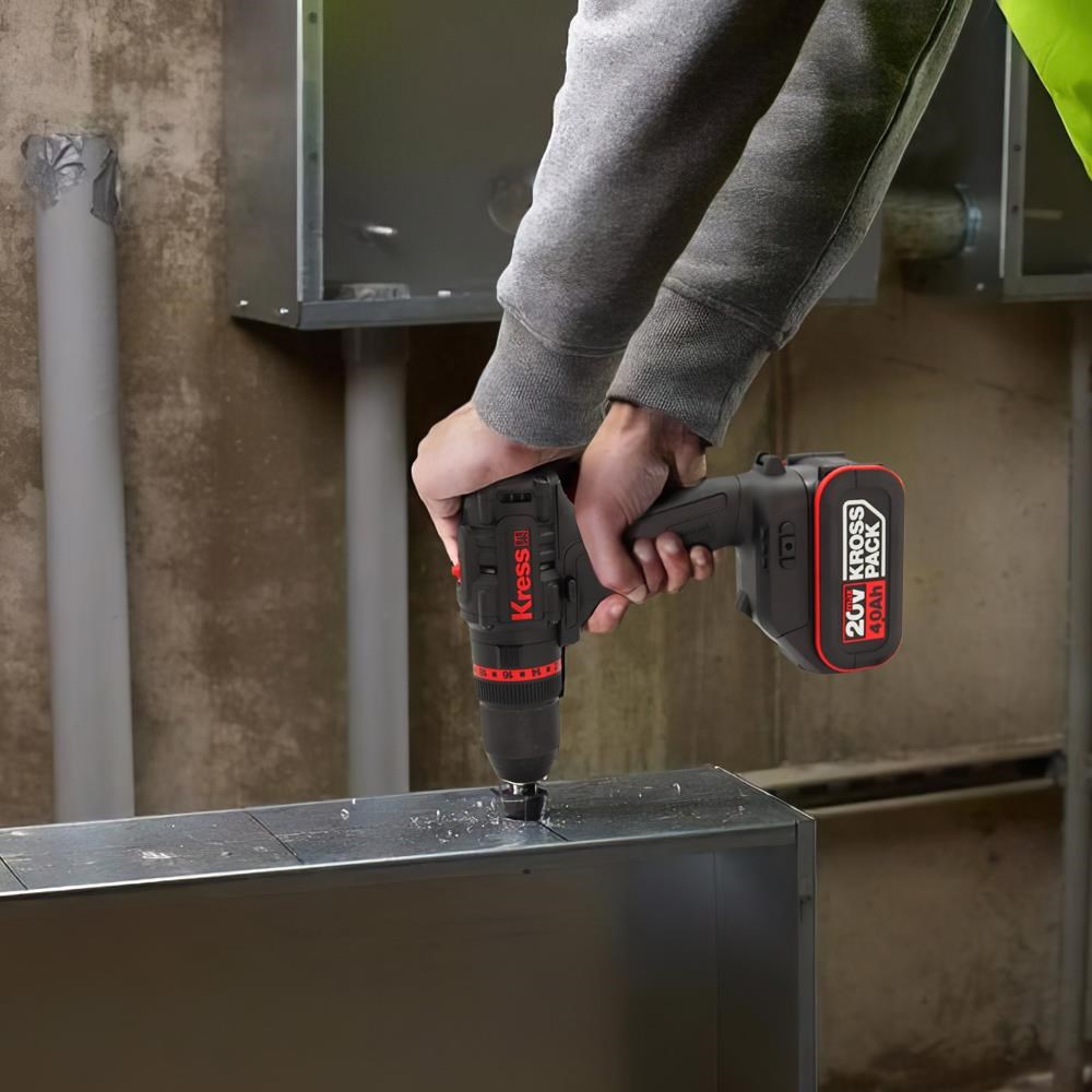 KressKress KUC30.91 20Volt Kömürsüz Profesyonel Şarjlı Darbeli Matkap (Akü Dahil Değildir)KUC30.91