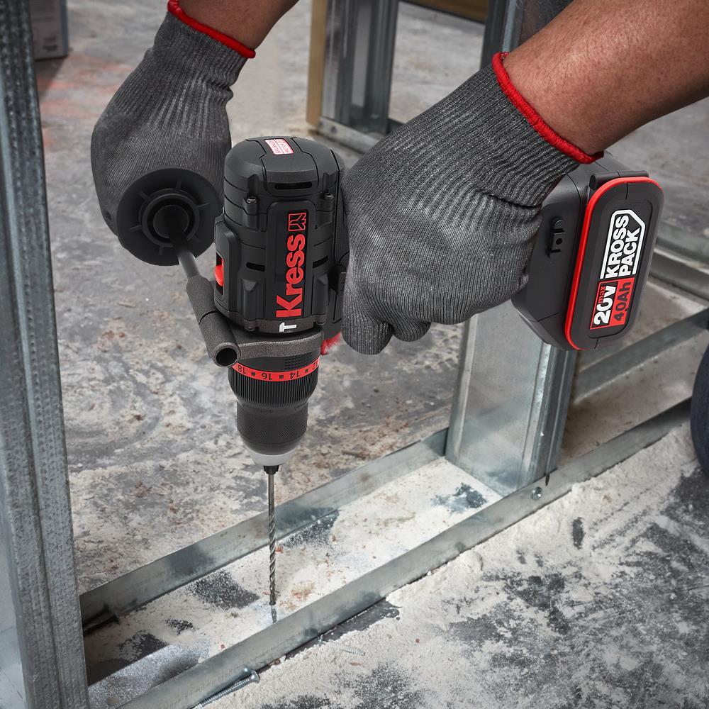 KressKress KUC33.91 20Volt 95Nm Kömürsüz Profesyonel Şarjlı Darbeli Matkap (Akü Dahil Değildir)KUC33.91