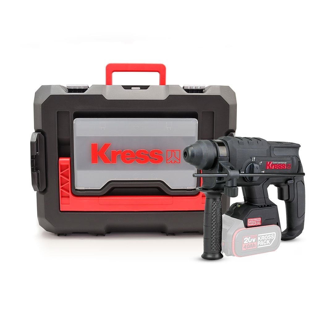 KressKress KUC60.91 20Volt 2.0J Kömürsüz Profesyonel SDS-Plus Pnömatik Kırıcı/Delici (Akü Dahil Değildir)KUC60.91