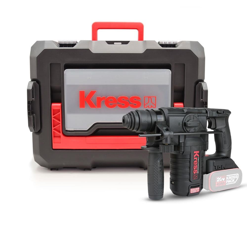 KressKress KUC61.91 20Volt 2.2J Kömürsüz Profesyonel SDS-Plus Pnömatik Kırıcı/Delici (Akü Dahil Değildir)KUC61.91