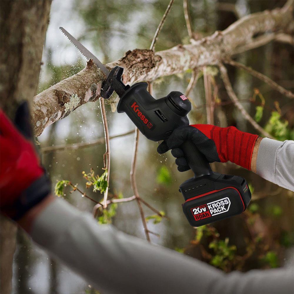 KressKress KUE00.91 20Volt Kömürsüz Profesyonel Tilki Kuyruğu Testere (Akü Dahil Değildir)KUE00.91