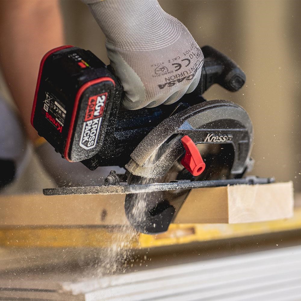KressKress KUE12.9 20Volt 165MM Kömürsüz Profesyonel Daire Testere (Akü Dahil Değildir)KUE12.9