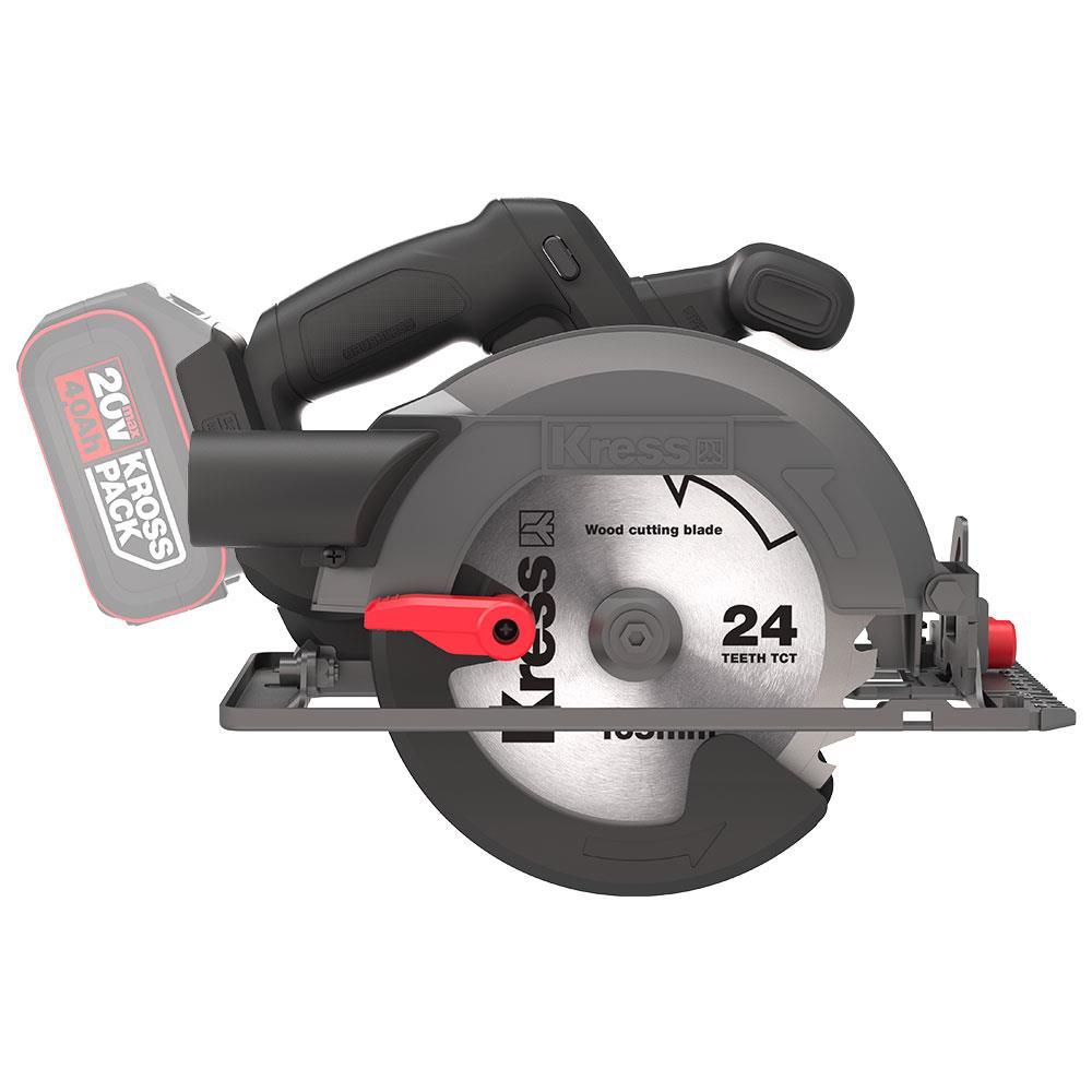 KressKress KUE12.9 20Volt 165MM Kömürsüz Profesyonel Daire Testere (Akü Dahil Değildir)KUE12.9