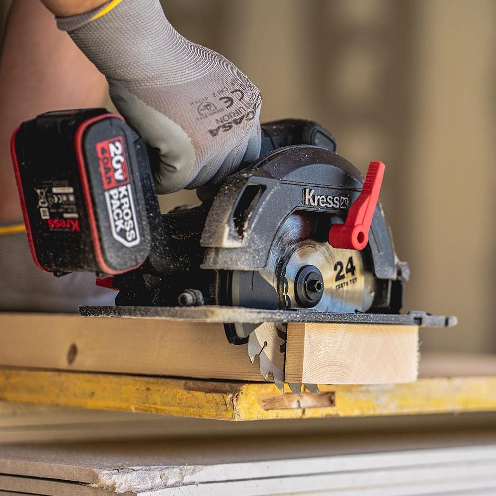 KressKress KUE15.9 20Volt 185MM Kömürsüz Profesyonel Daire Testere (Akü Dahil Değildir)KUE15.9