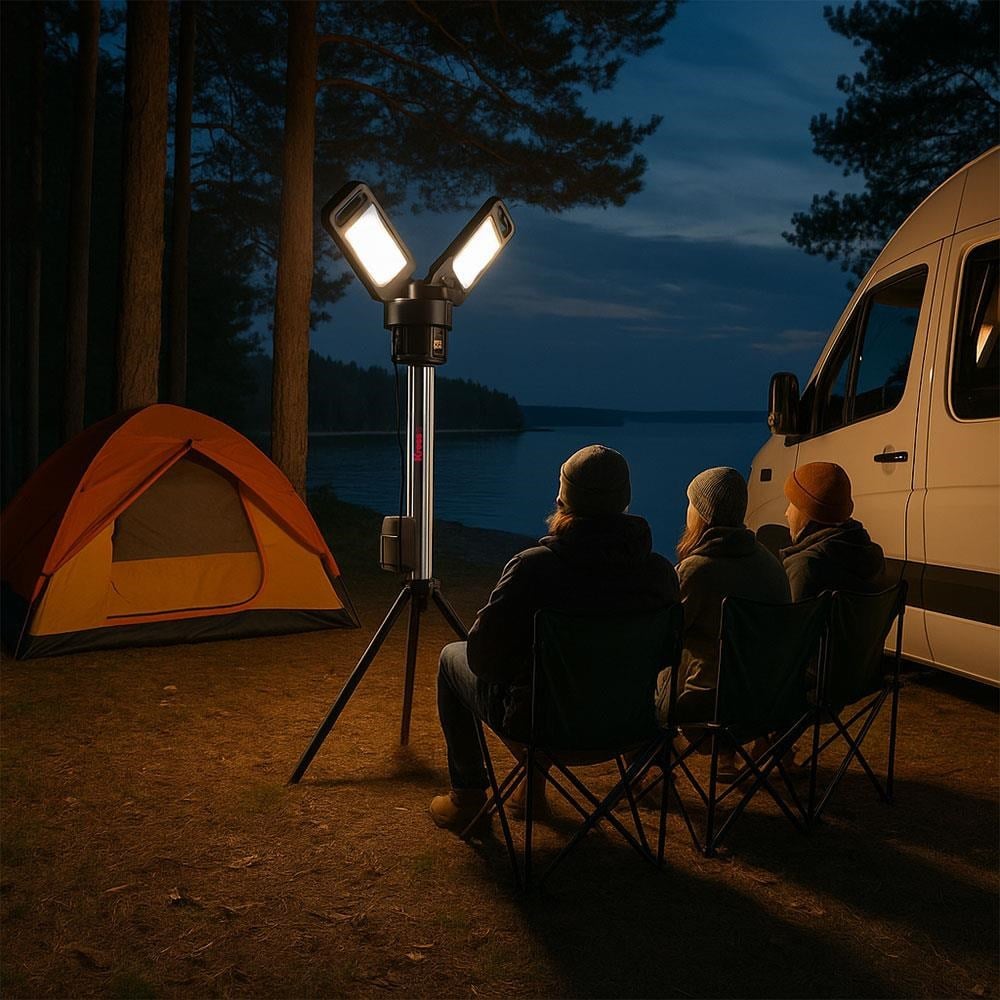 KressKress KUF09.9 20Volt 2000/4500 Lümen Profesyonel Kule Tipi Teleskopik Katlanabilir LED Projektör (Akü Dahil Değildir)KUF09.9