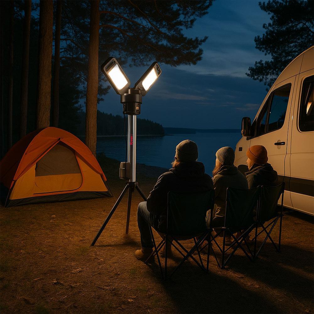 KressKress KUF09.9 20Volt 2000/4500 Lümen Profesyonel Kule Tipi Teleskopik Katlanabilir LED Projektör (Akü Dahil Değildir)KUF09.9