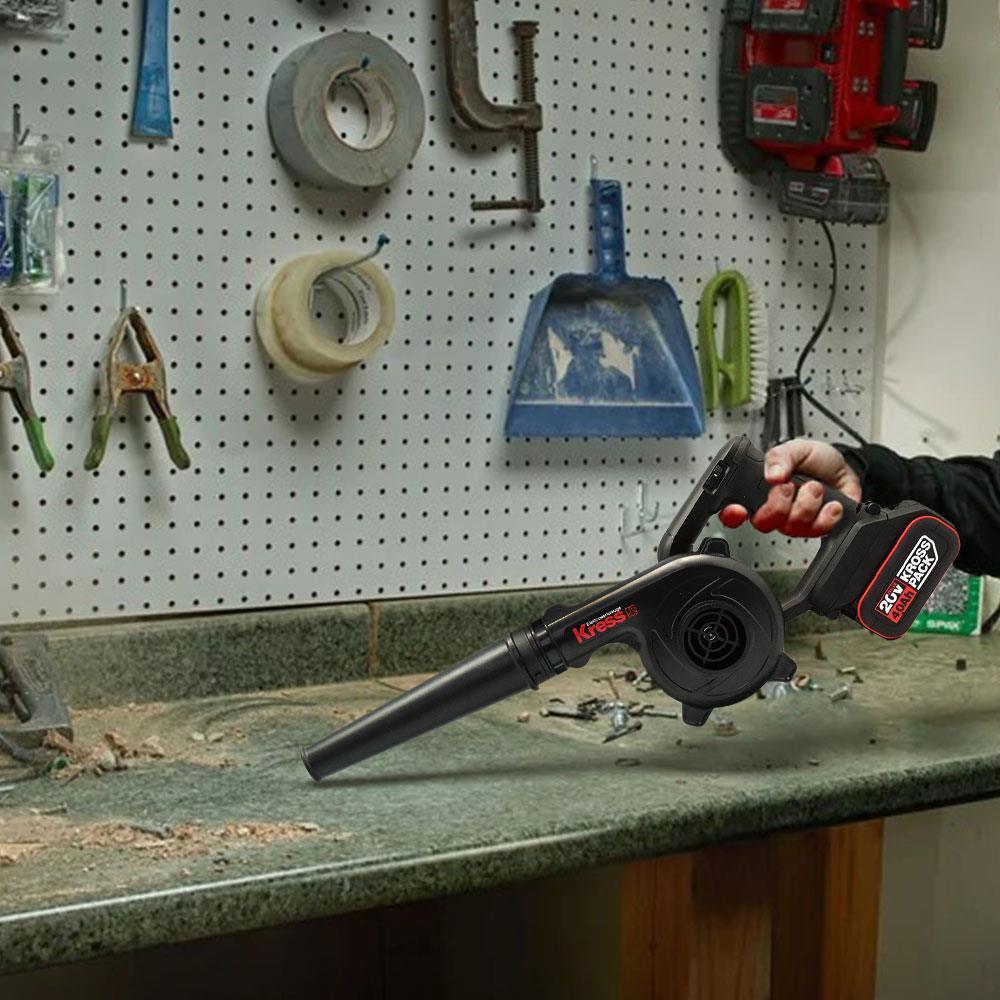 KressKress KUF30.9 20Volt Profesyonel Devir Ayarlı Üfleyici + 5 Parça Aksesuar (Akü Dahil Değildir)KUF30.9