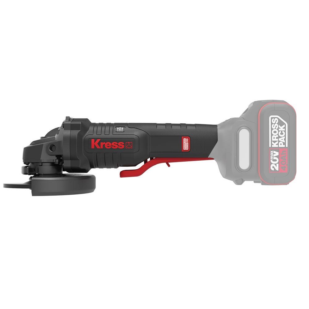 KressKress KUH04.91 20Volt 125mm Kömürsüz Profesyonel Şarjlı Devir Ayarlı Avuç Taşlama (Akü Dahil Değildir)KUH04.91