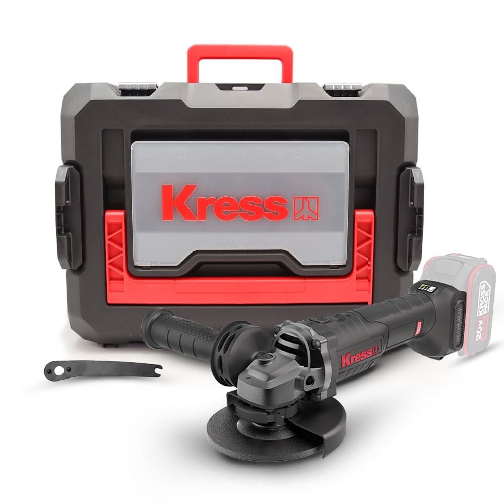 KressKress KUH10.91 20Volt 125mm Kömürsüz Profesyonel Şarjlı Devir Ayarlı Avuç Taşlama (Akü Dahil Değildir)KUH10.91