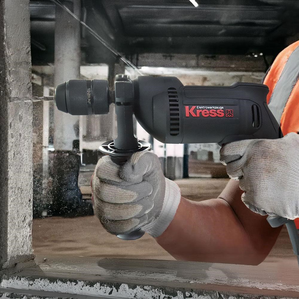 KressKress KUY02P 650Watt 13mm Profesyonel Darbeli MatkapKUY02P