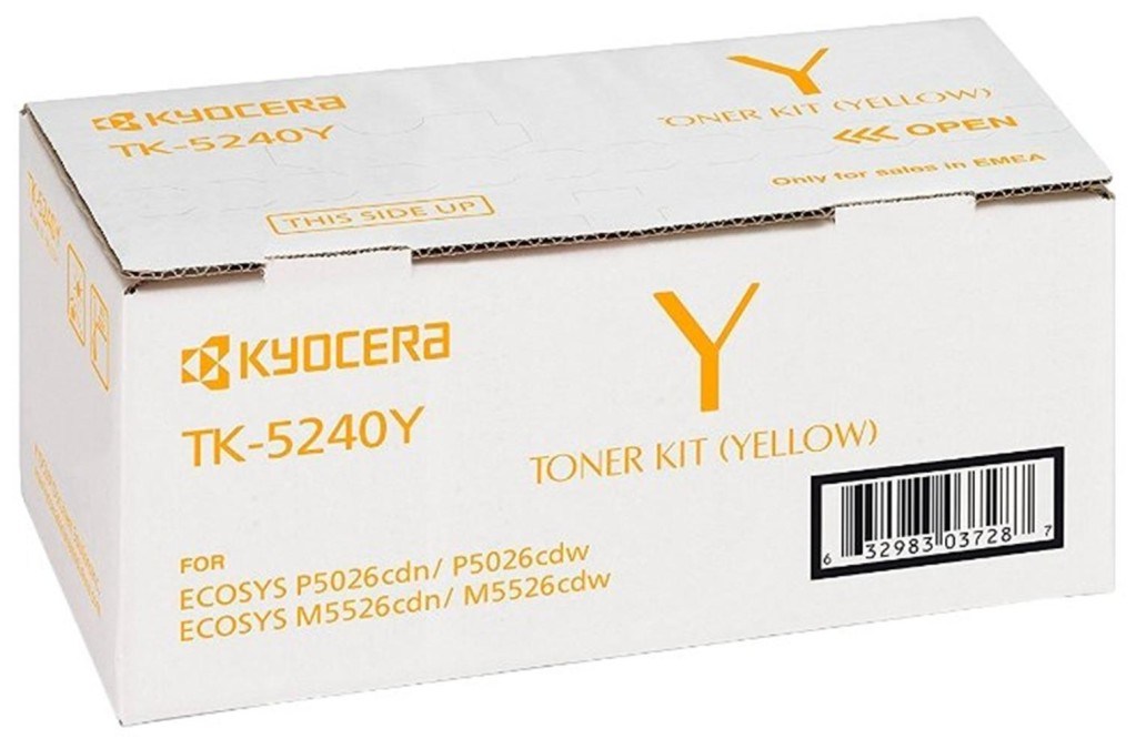 KYOCERAKyocera TK-5240Y Yellow Sarı Orjinal Fotokopi Toneri Ecosys M5526cdn-5526cdw P5026cdn-5026cdw 3.000632983036907