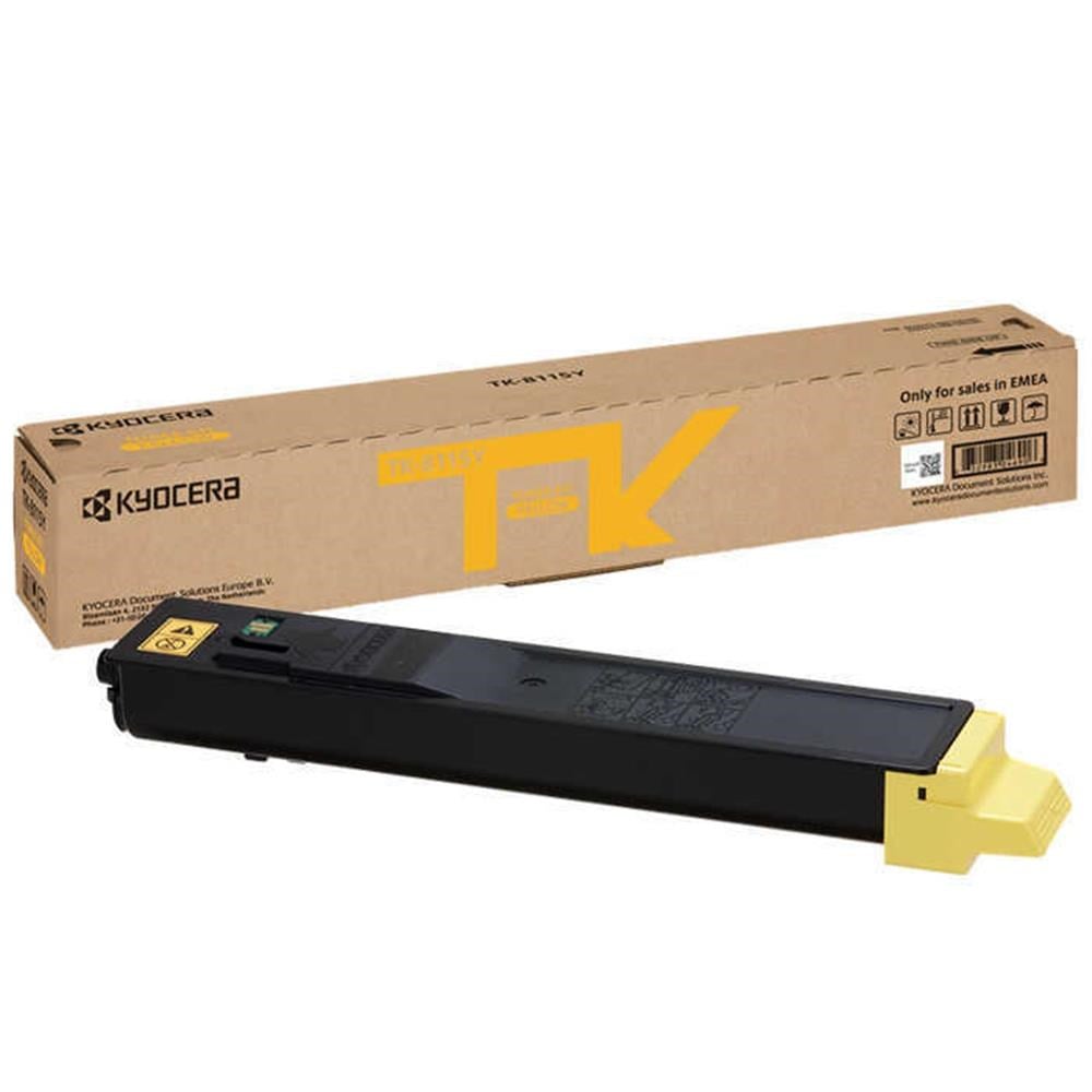 KYOCERAKyocera TK-8115Y Yellow Sarı Orjinal Fotokopi Toneri Ecosys M8124cidn-M8130cidn 6.000 Sayfa632983046906