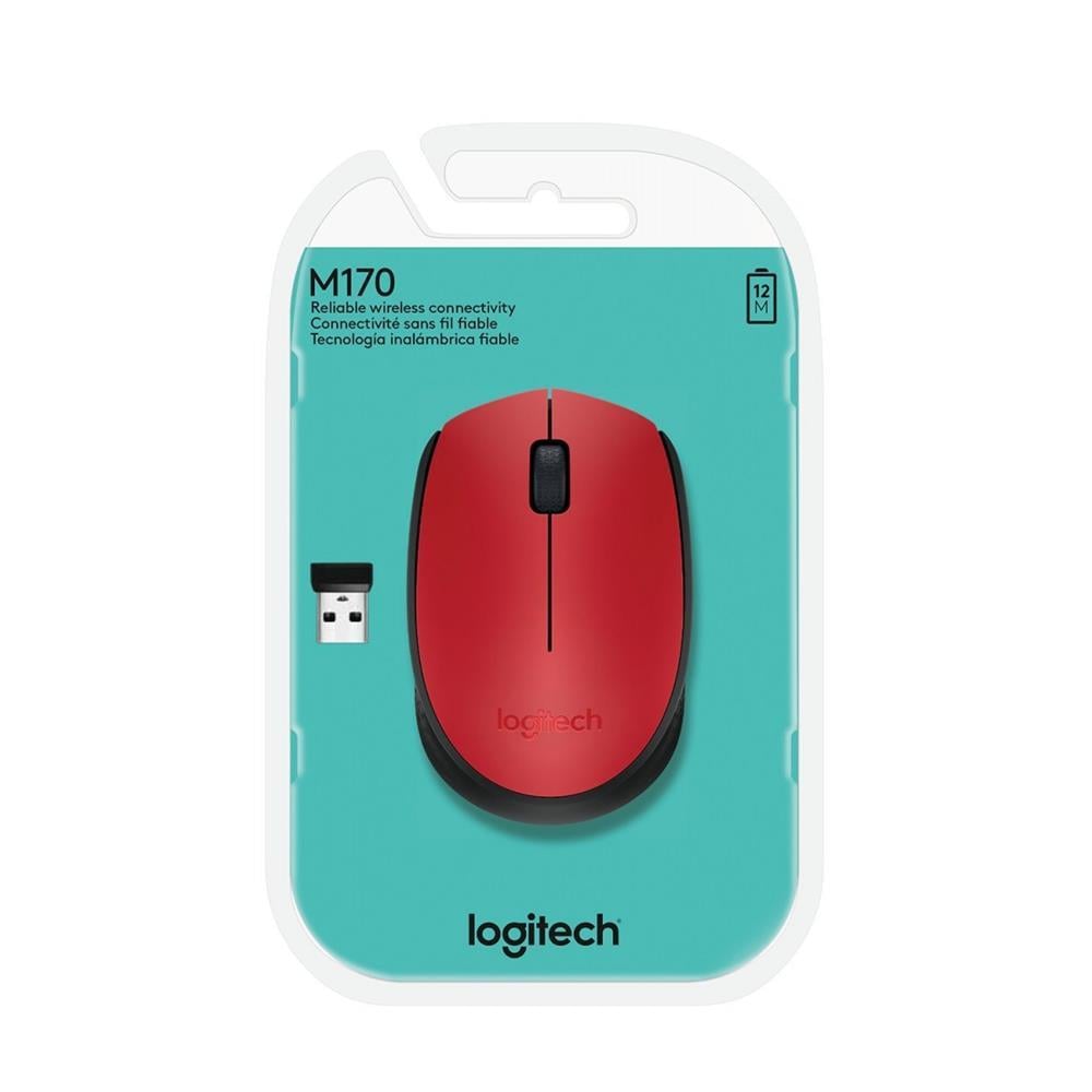 LOGITECHLogitech 910-004641 M171 Kablosuz Kırmızı Mouse5099206062870