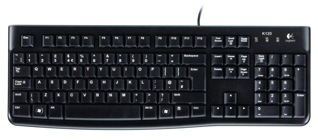 LOGITECHLogitech 920-002508 K120 İngilizce Usb Kablolu Siyah Klavye5099206020917
