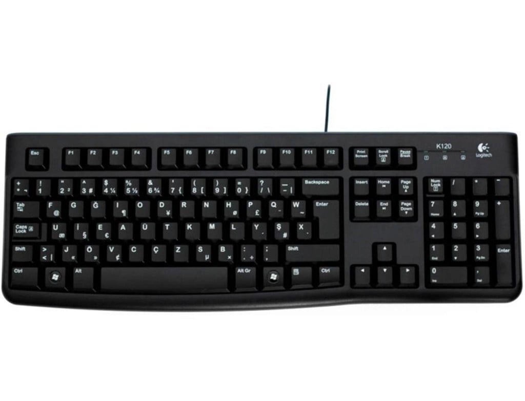 LOGITECHLogitech 920-004163 K120 F Usb Siyah Kablolu Klavye5099206036321
