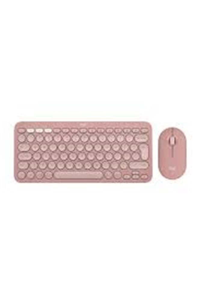 LOGITECHLogitech 920-012247 Pebble 2 Combo Pembe Kablosuz Klavye Mouse Seti5099206115422