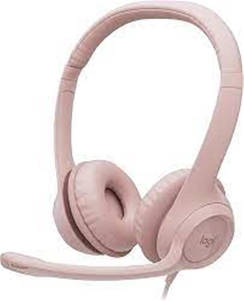 LOGITECHLogitech 981-001281 H390 Pudra Pembe Usb Mikrofonlu Kulaklık5099206107298