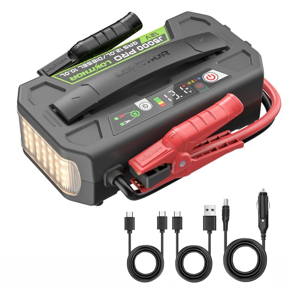 LokithorLokithor J5000PRO 12V 5000Amp LiFePO4 Akıllı Akü Takviye + Powerbank + Led LambaJ5000PRO