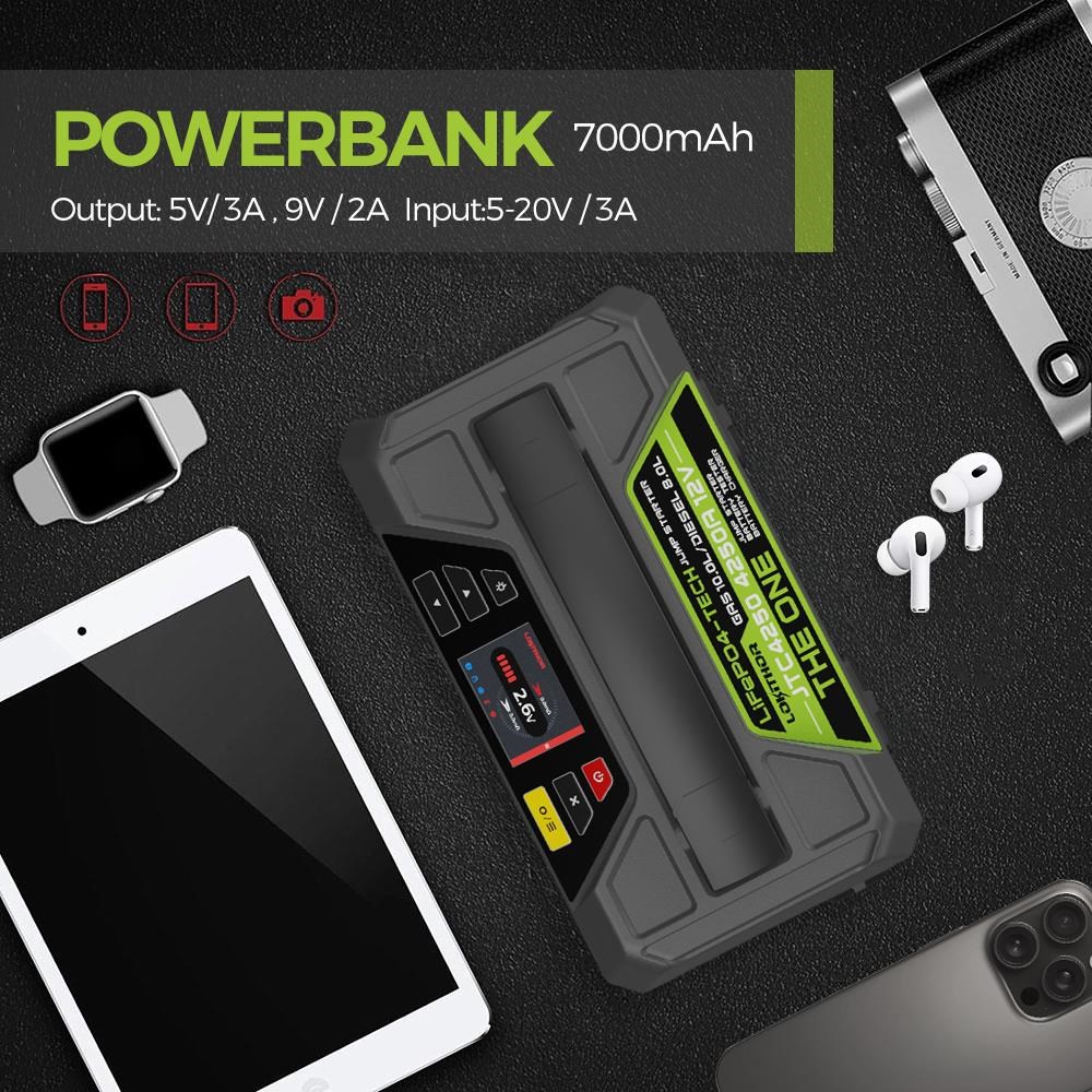 LokithorLokithor JTC4250 12V/220V 4250Amp LiFePO4 Akıllı Akü Test + Akü Takviye + Akü Şarj CihazıJTC4250