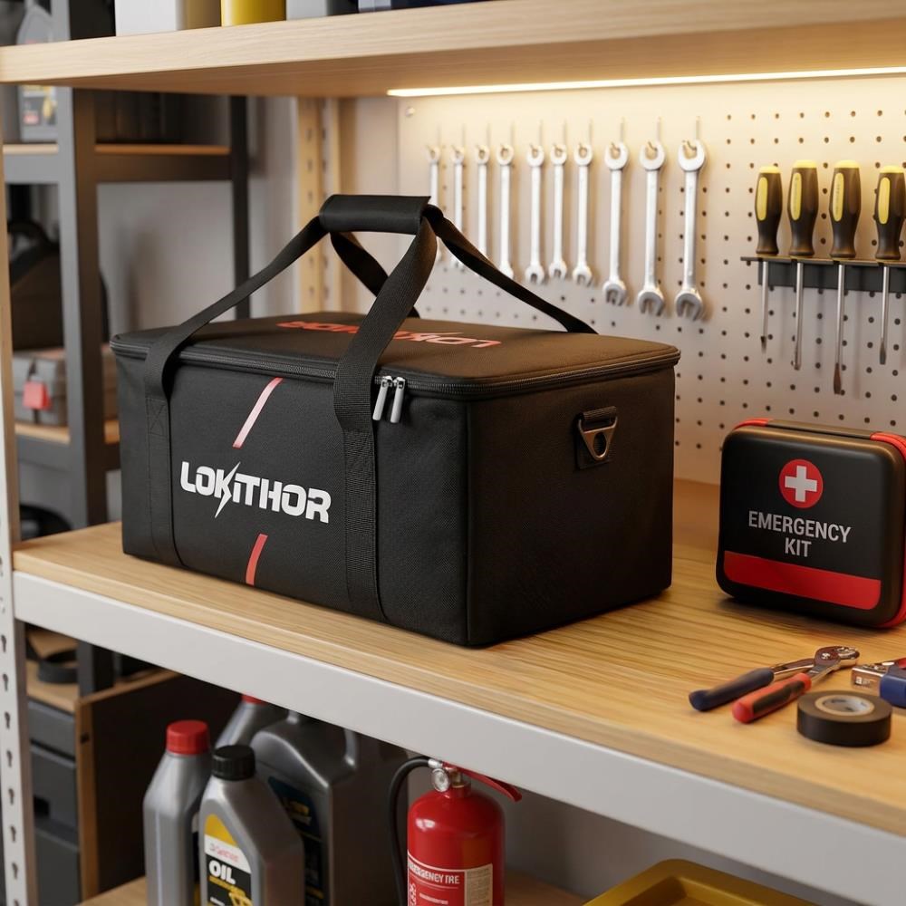 LokithorLokithor LABAG001 AW401 Serisi Akü Takviye Cihazı İçin Bez Taşıma ÇantasıLABAG001