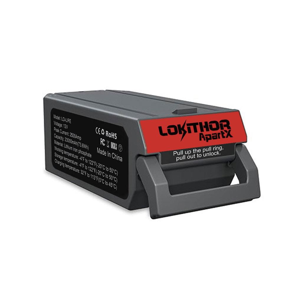 LokithorLokithor LIFE 12.8Volt LiFePo4 2500A Takviye Gücü APARTX ile Uyumlu Yedek AküLIFE