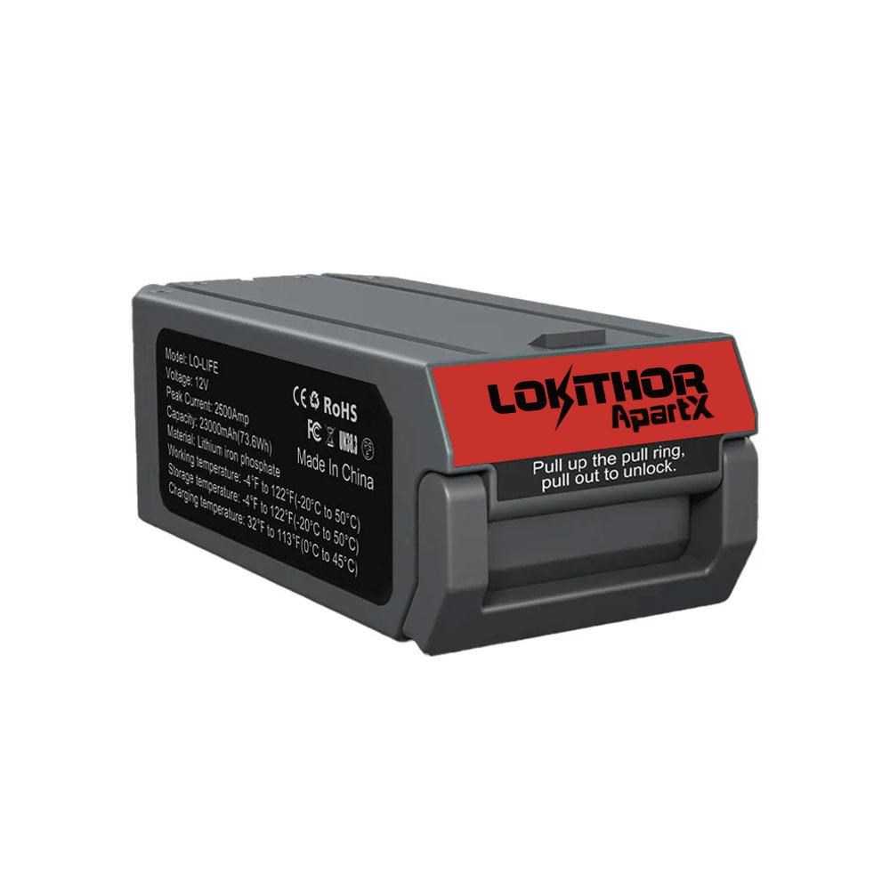 LokithorLokithor LIFE 12.8Volt LiFePo4 2500A Takviye Gücü APARTX ile Uyumlu Yedek AküLIFE