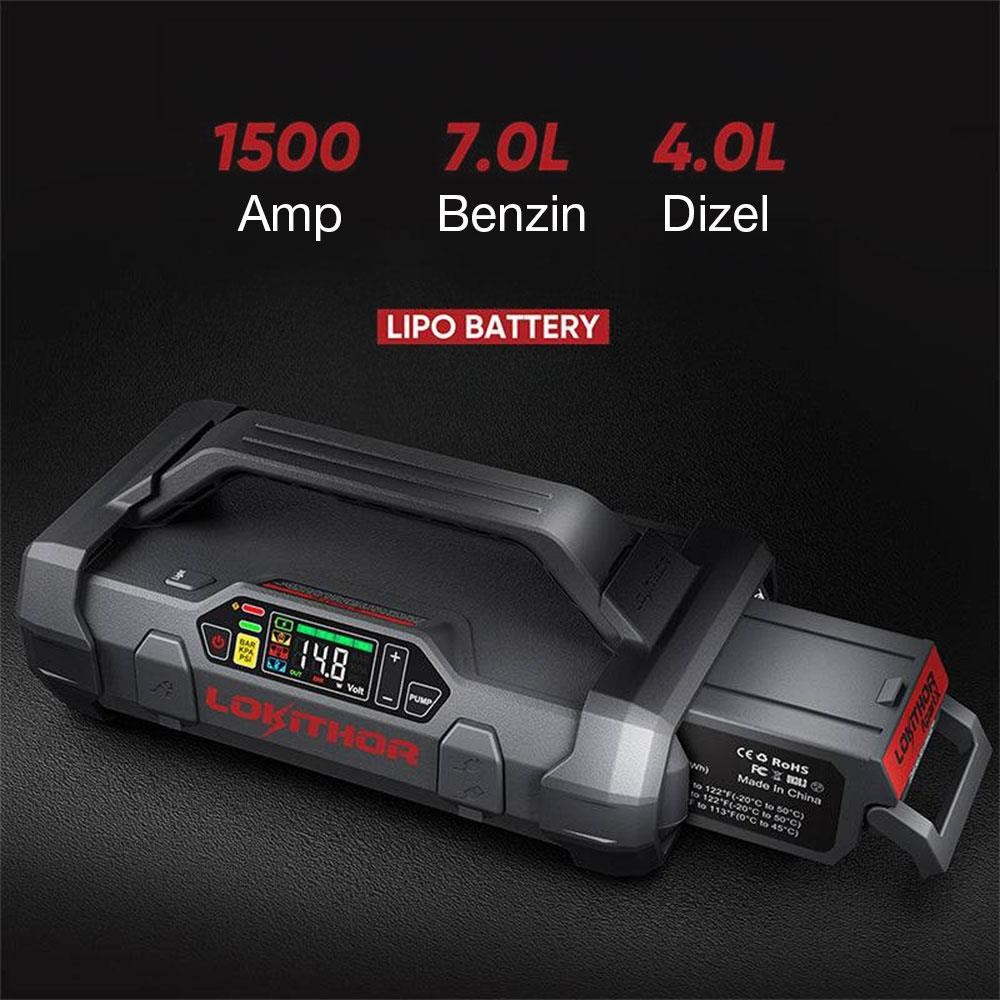 LokithorLokithor LIPO 14.8Volt Li-Polimer 1500A Takviye Gücü APARTX ile Uyumlu Yedek AküLIPO