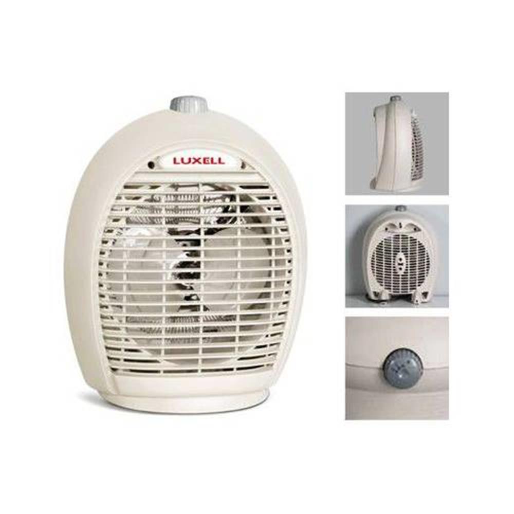 LUXELLLuxell LX-6331 Beyaz Isıtıcı Fan 1000+1000 Watt 3 Farklı Kademede Çalışma8694740604707