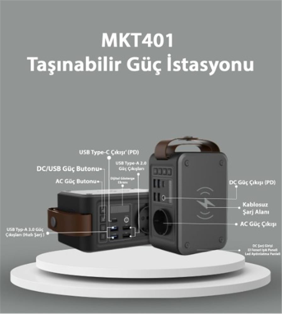 MAKİMMakim MKT401 TAŞINABİLİR GÜÇ İSTASYONU8684953900925