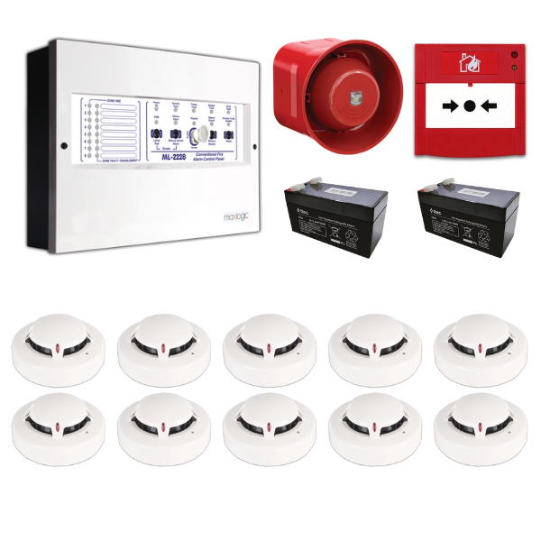 MavigardMavigard Maxlogic 10’lu Konvansiyonel Yangın Alarm SetiML-222210