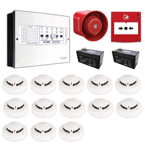 MavigardMavigard Maxlogic 13’lü Konvansiyonel Yangın Alarm SetiML-222213