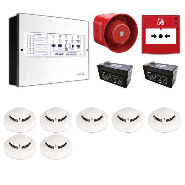MavigardMavigard Maxlogic 7’li Konvansiyonel Yangın Alarm SetiML-22227